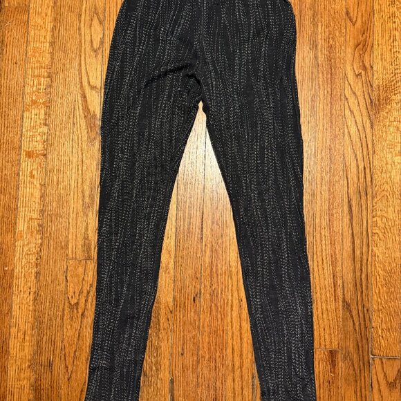 icebreaker wool leggings long underwear 260 medium black snow print - Picture 2 of 6